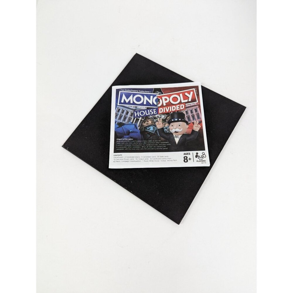 Monopoly House Divided Edition 2019 Game Replacement Board Instructions